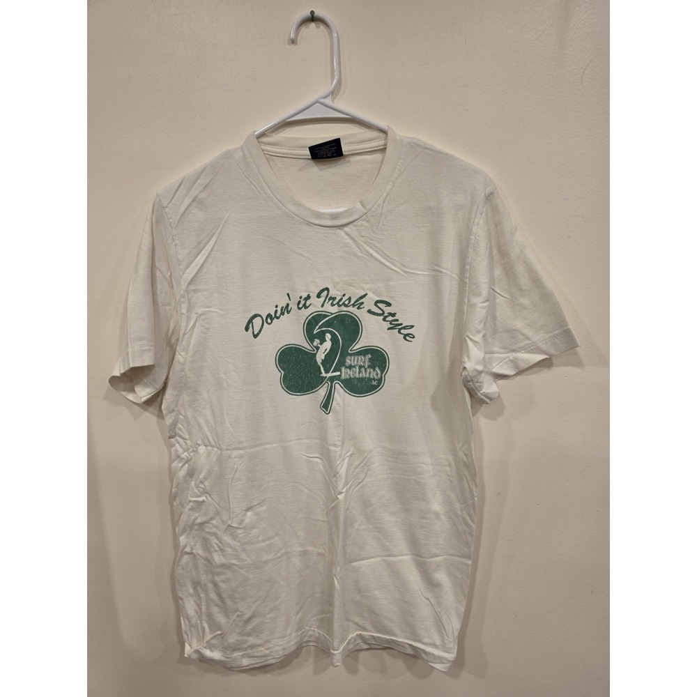 Vintage American Eagle Funny Graphic Doin It Irish Style Tshirt Small‎